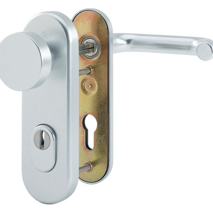 Zestaw przeciwpożarowy HOPPE Paris FS-58/3332KZA/353K-1/138F Aluminium F1 D/K ( 3000251139 )