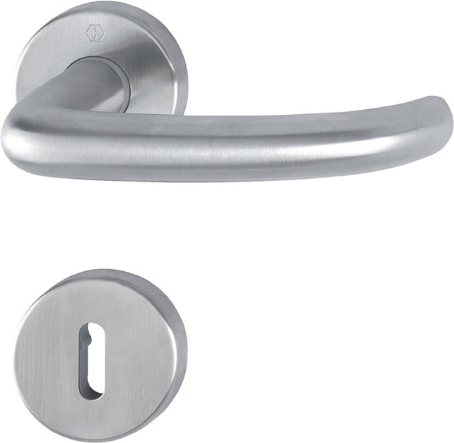 HOPPE Juego de escudos San Francisco E1301Z/42KV/42KVS Acero inoxidable F69 ( 3000202017 )