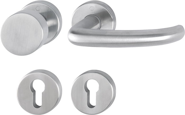 HOPPE Rosettengarnitur San Francisco E58/42KV/42KVS/1301Z Edelstahl F69 ( 3000202020 )