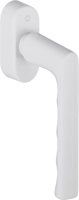 HOPPE Fenstergriff Hamburg 0700/UD9020 Aluminium F9016 / verkehrsweiß ( 3000203982 )