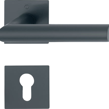 HOPPE Set di rosette Amsterdam E1400Z/848N/848NS Acciaio inox F9714M ( 3000209765 )