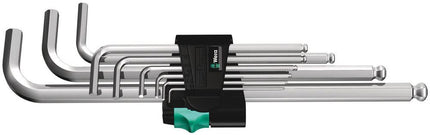 WERA Juego de llaves hexagonales en L 950 PKL Soporte de plástico de 9 piezas ( 4000825492 )
