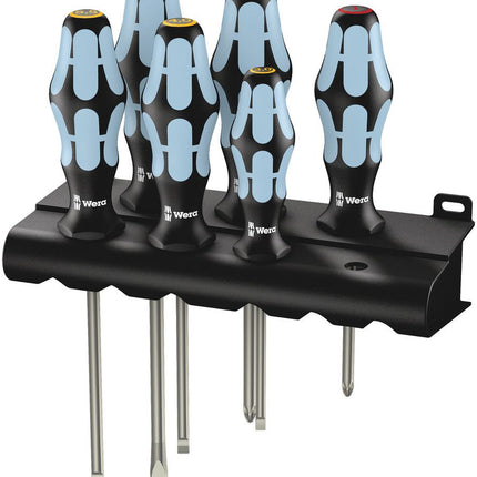 WERA Jeu de tournevis en acier inoxydable 334/6 6 pièces fente/PH ( 4000828280 )