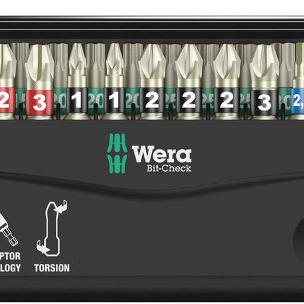 Set di punte in acciaio inossidabile WERA BC 30 Stainless 1 da 30 pezzi ( 4000828396 )