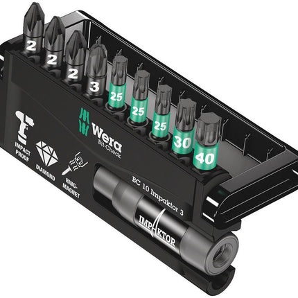 WERA Bitsortiment Bit-Check 10 Impaktor 1 10-teilig ( 4000829046 )