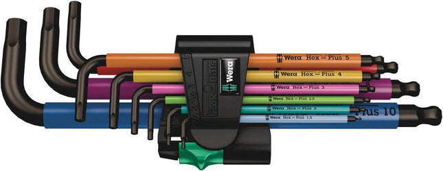 WERA Juego de llaves hexagonales en L 950 SPKL/ SM N SB Soporte de plástico de 9 piezas ( 4000825528 )