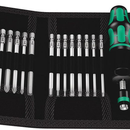 Juego de destornilladores dinamométricos WERA KK 60 Torque Juego de 17 piezas 1,2-3 Nm ( 4000828120 )