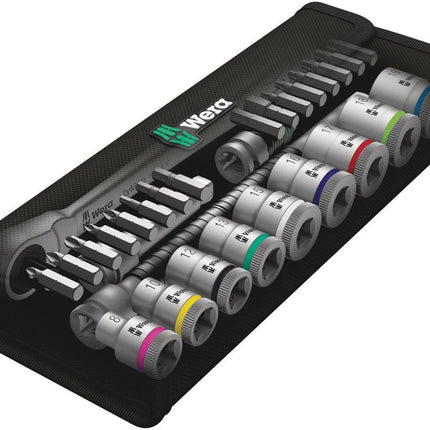 WERA Jeu de clés à douille Zyklop Metal 8100 SB 7 29 pièces 3/8 po. ( 4000821654 )