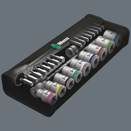 WERA Jeu de clés à douille Zyklop Metal 8100 SB 7 29 pièces 3/8 po. ( 4000821654 )