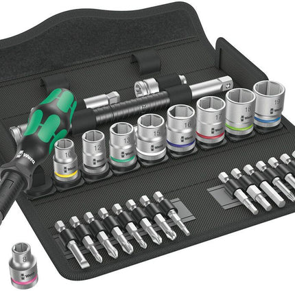 WERA Jeu de clés à douilles Zyklop Speed 8100 SB 6 29 pièces 3/8 ″ ( 4000821759 )