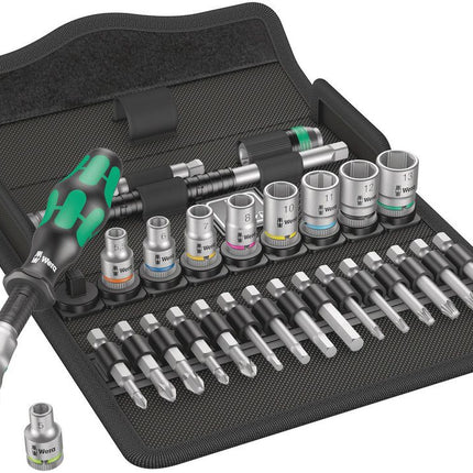 WERA Jeu de clés à douille 8100 SA 6 28 pièces 1/4 po. ( 4000821755 )