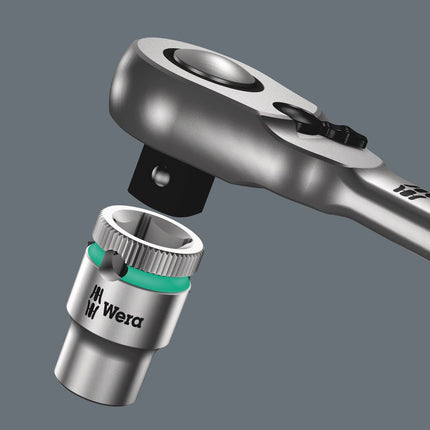 WERA lever-action ratchet Zyklop Metal switch 1/4 ″ 72 teeth ( 4000821626 )