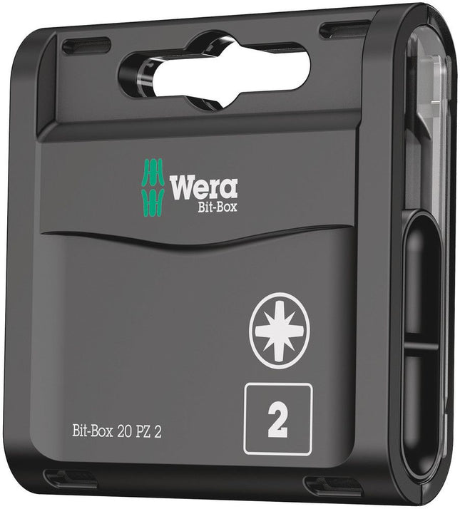 WERA large pack of bits 1/4 ″ PZD 2 Length 25 mm ( 4000829007 )