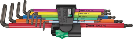 WERA Hex key L-wrench set 967/9 TX XL 9-piece T8 - T40 ( 4000825589 )