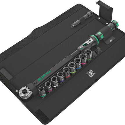 WERA Zestaw kluczy dynamometrycznych Click-Torque C 3 Set 2 11-częściowy 40-200 Nm 1/2 ″ ( 4000822316 )
