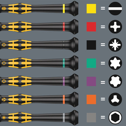 WERA set di cacciaviti meccanici di precisione Kraftform Micro ESD Big Pack 1 da 25 pezzi ( 4000828033 )