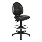 TOPSTAR Tec 50 silla giratoria de trabajo con deslizantes para el suelo + aro para los pies ( 9000454306 )