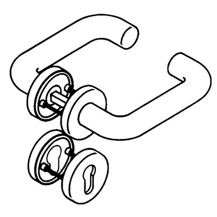 Garniture coupe-feu HEWI 111R11.230 plastique 90 D/D ( 3000204648 )