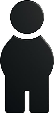 HEWI Símbolo hombre 801.91B010 Poliamida color nº 90 ( 8000645314 )