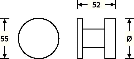 FSB door knob 23 0829 0005 Aluminium 0105 ( 3311102134 )