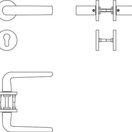 FSB Rosettengarnitur 12 1076 Edelstahl F69 ( 3322002215 )