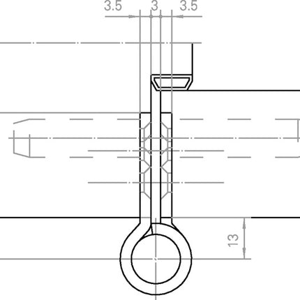 SIMONSWERK object hinge VARIANT VN 2929/160 matt nickel-plated steel / F2 160 kg ( 3000255495 )