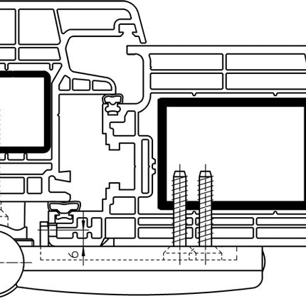 Cerniera per porta d'ingresso SIMONSWERK Siku 3D K 3030 in acciaio bianco ( 3000255056 )
