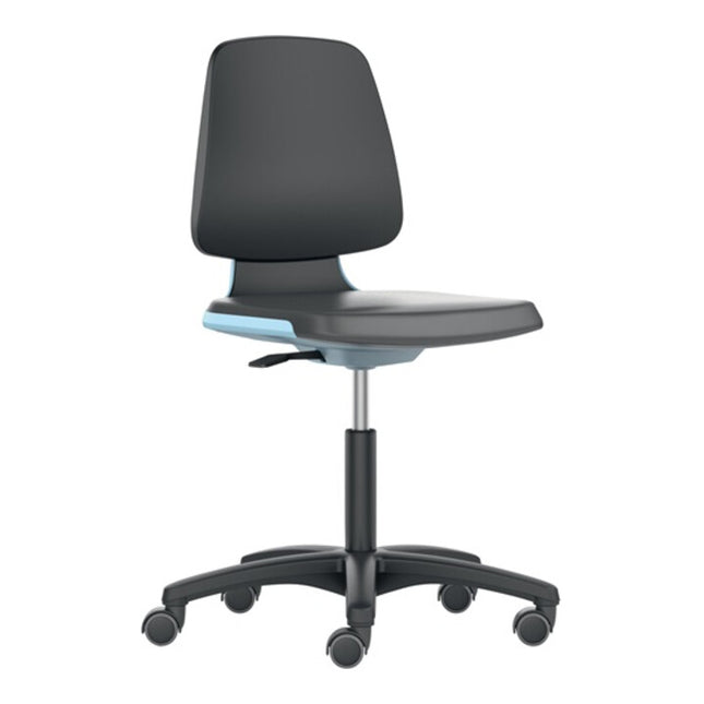 BIMOS Labsit task swivel chair with castors Seat shell blue ( 9000454070 )