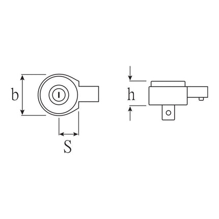 STAHLWILLE Socket ratchet 735/40 HD 3/4 ″ 14 x 18 mm ( 4000826587 )