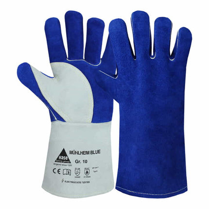 Guantes de soldadura HASE Mühlheim Azul talla 9 azul/gris ( 8000606297 )