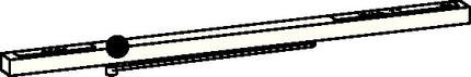 DORMAKABA slide channel G-EMR dla TS 93 srebrny ( 3000207504 )