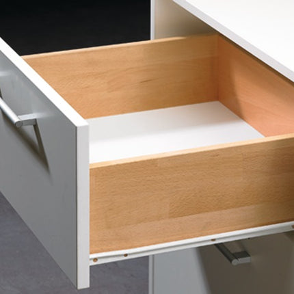 HETTICH roller guide FR 402 with Stop Control steel white ( 3000271403 )