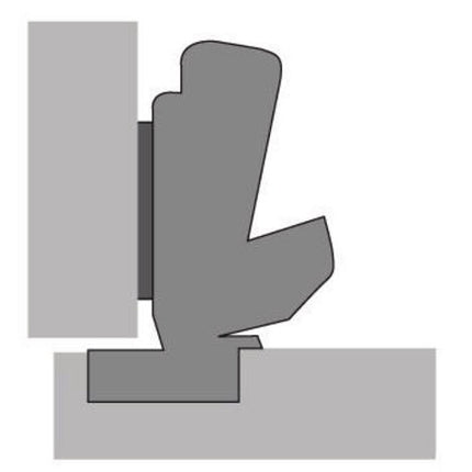 HETTICH Sensys 8657i wide-angle hinge with integrated cushioning THS 55 ( 8000612699 )