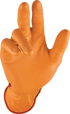 Rękawiczki jednorazowe STRONGHAND Grip Orange rozmiar 11 pomarańczowe ( 4000371941 )