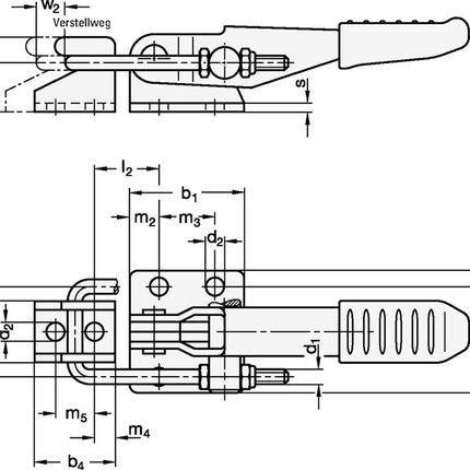 GANTER Verschluss-Spanner GN 851 Stahl ( 4601001910 )