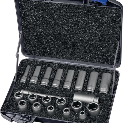ASW Jeu de clés à douilles à choc 720 KLS 21 OL 21 pièces 1/2 ″ ( 4000820989 )