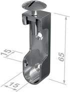 PG Cuscinetti per armadi tubolari 11118 Zinco pressofuso nichelato ( 3000282762 )