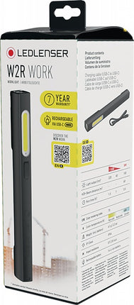 Lámpara de mano recargable LEDLENSER W2R Work 3,7 V 630 mAh ( 4000901291 )