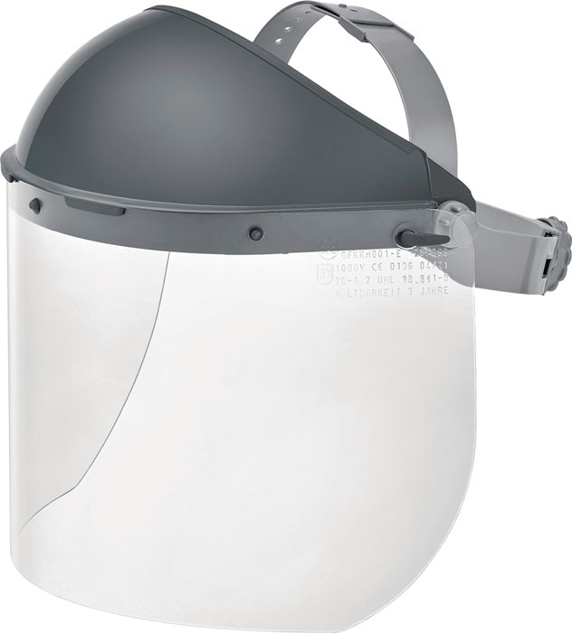 ASCHUA Schermo facciale per elettricisti GFKKH001-E PC, trasparente ( 4701030129 )
