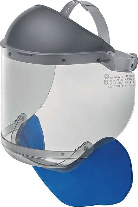 ASCHUA Schermo facciale per elettricisti GFKKH002-E PC, grigio ( 4701030130 )
