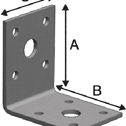SIMPSON STRONG TIE złącze kątowe FLVW40/100 FLVW40/100 53x53mm ( 3000257534 )