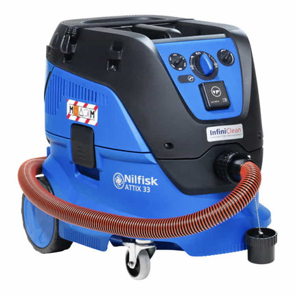 NILFISK safety vacuum cleaner ATTIX 33-2M IC BG Bau 1400 W 4500 l/min 250 mbar ( 4000897234 )
