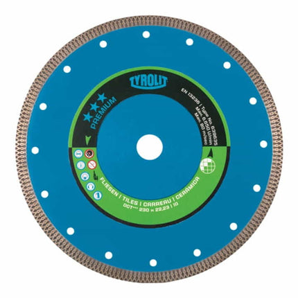 TYROLIT Diamanttrennscheibe Premium Ø 125 mm Bohrung 22,23 mm ( 4000845249 )
