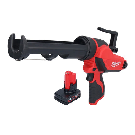 Pistola de cartuchos a batería Milwaukee M12 PCG/310-401 12 V 310 ml + 1x batería 4,0 Ah - sin cargador