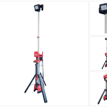 Milwaukee M18 HOSALC-0 Akku Baustrahler 18 V 1,0 - 2,20 m 6000 lm Solo ( 4933478116 ) - ohne Akku, ohne Ladegerät
