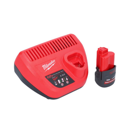 Milwaukee M12 BIW38-251 Cordless impact wrench 12 V 135 Nm 3/8" + 1x rechargeable battery 2.5 Ah + charger