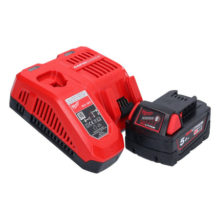 Milwaukee M18 ONEFHX-501X Akumulatorowy młot udarowo-obrotowy 18 V 2,5 J SDS-Plus Brushless + 1x akumulator 5,0 Ah + ładowarka + skrzynka HD