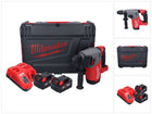 Milwaukee M18 ONEFHX-502X Martillo combinado sin cable 18 V 2.5 J SDS-Plus Brushless + 2x batería recargable 5.0 Ah + cargador + caja HD