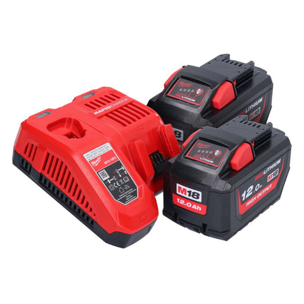Milwaukee M18 FCVN24-122 Akumulatorowy wibrator do betonu 18 V 2,4 m bezszczotkowy + 2x akumulator 12,0 Ah + ładowarka