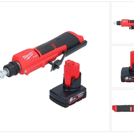 Milwaukee M12 FTB-601 Cordless Tyre Rougher 12 V 7/16" Hex Brushless + 1x battery 6.0 Ah - without charger